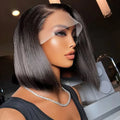 Classic Black Bob Wig-13x4 Straight Human Hair